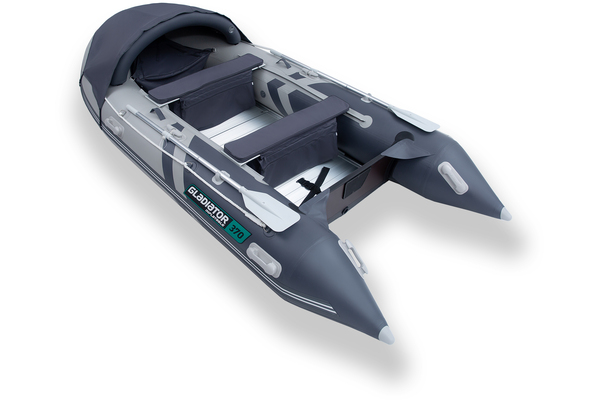 ЛОДКА GLADIATOR C370 AL ACTIVE ТЁМНО/СВЕТЛО СЕРАЯ