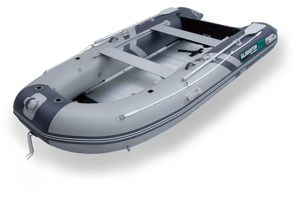 ЛОДКА GLADIATOR C370 AL ACTIVE ТЁМНО/СВЕТЛО СЕРАЯ