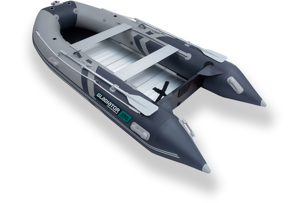 ЛОДКА GLADIATOR C370 AL ACTIVE ТЁМНО/СВЕТЛО СЕРАЯ