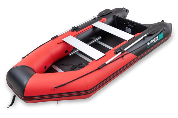 ЛОДКА GLADIATOR LIGHT AK280 КРАСНО/ЧЁРНАЯ