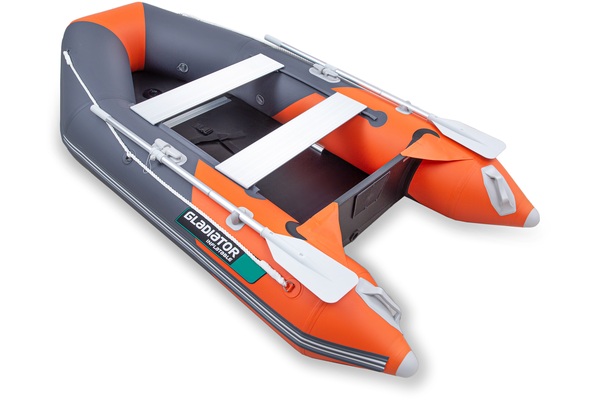 ЛОДКА GLADIATOR LIGHT AK280 ОРАНЖЕВО/СЕРАЯ