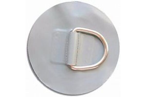 Буксировочное кольцо малое PVC основание сшитое с нержавеющим кольцом #00003