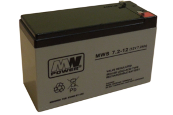 Аккумулятор MWS 7.2-12  12V 7.2AH