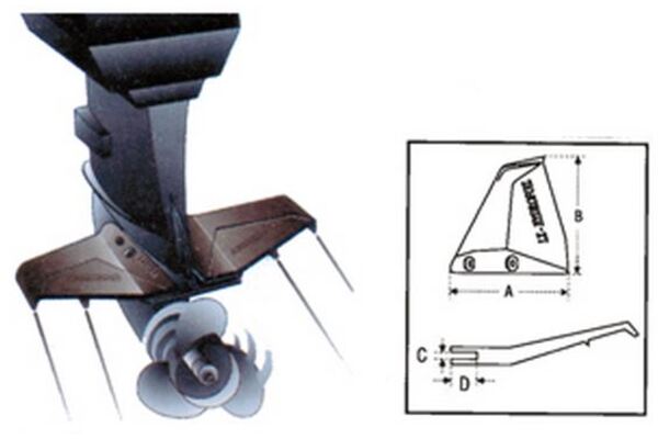 STREAMLINED STABILIZING SYSTEM FOR OUTBOARDS #070400