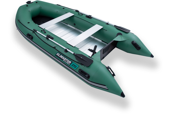 ЛОДКА GLADIATOR C370 AL ACTIVE ЗЕЛЁНАЯ