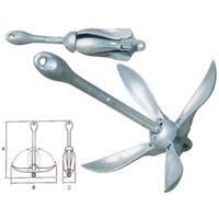 FOLDING GRAPNEL ANCHOR 8.0 KG #591075